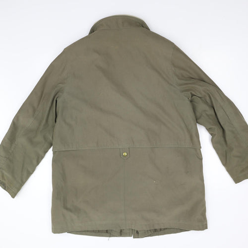 Goldix Mens Green   Overcoat Coat Size 42