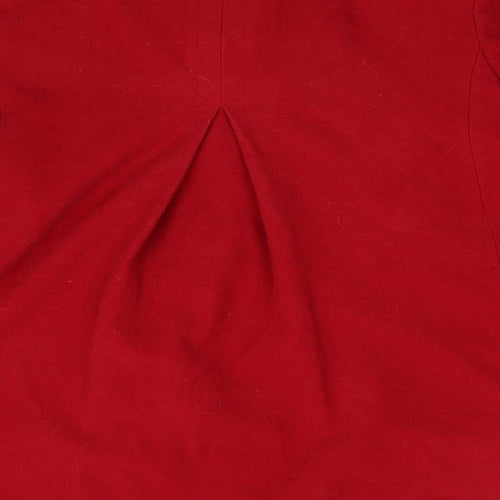 Kirsten Womens Red   Overcoat Coat Size 16