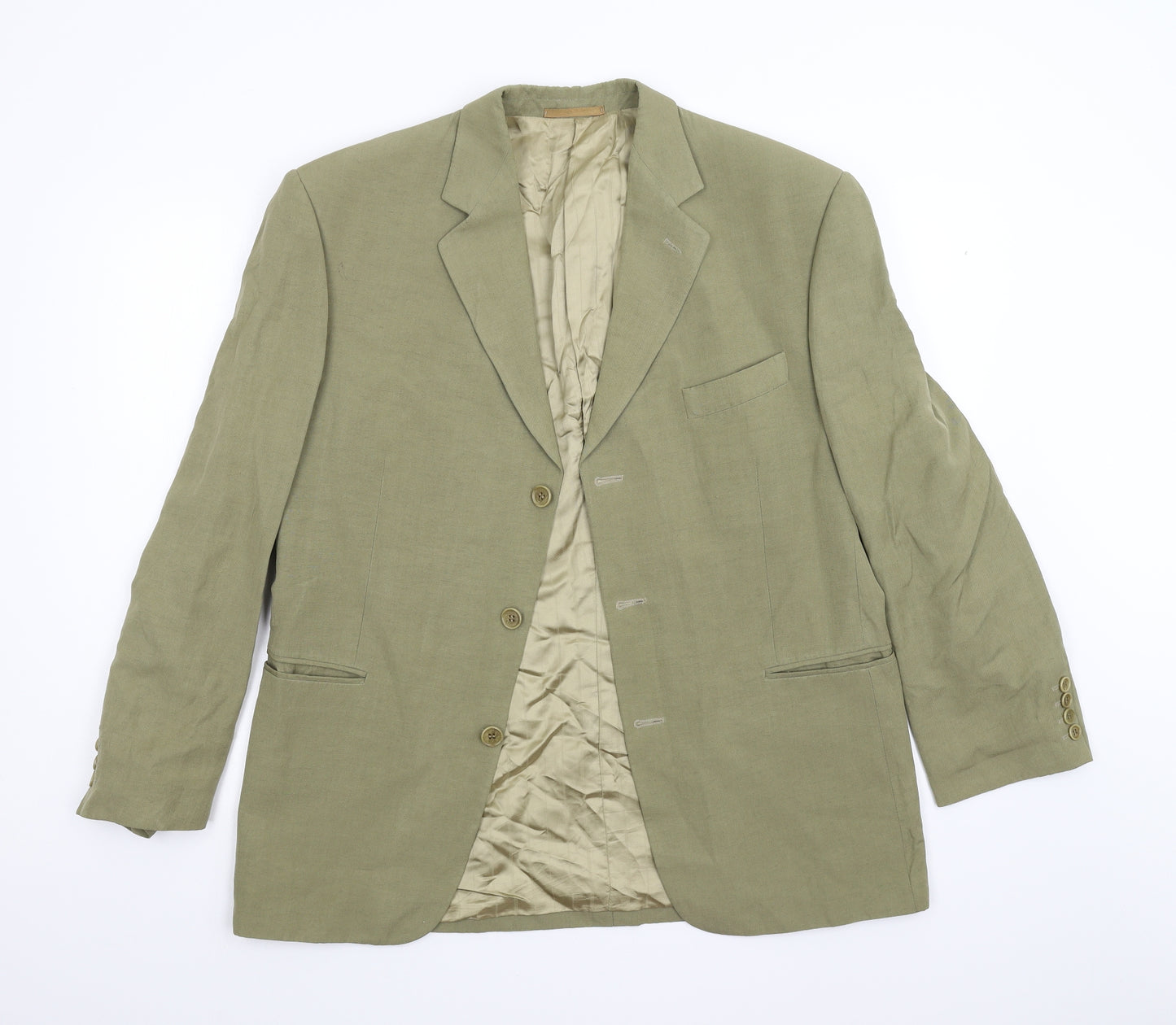 Jaeger Mens Green    Suit Jacket Size 44