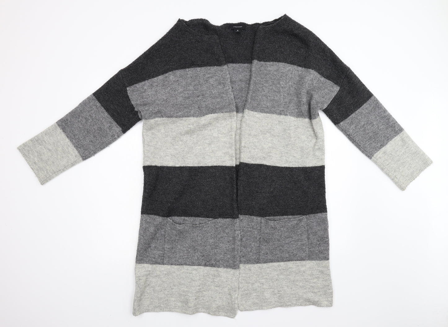 Primark Womens Grey  Knit Cardigan Jumper Size M