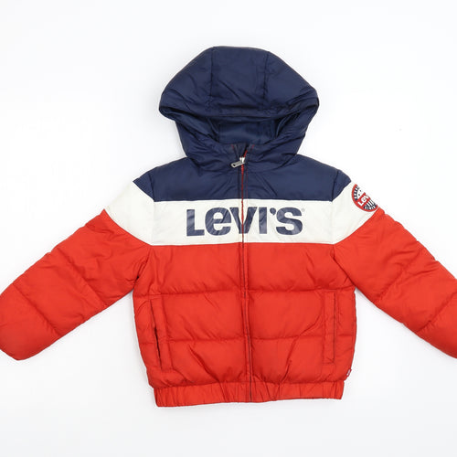 Levi's Boys Multicoloured   Overcoat Jacket Size 5-6 Years