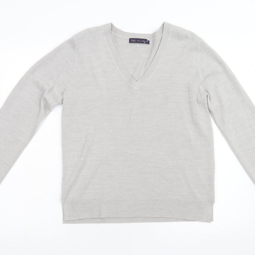 M&S Mens Grey  Knit Pullover Jumper