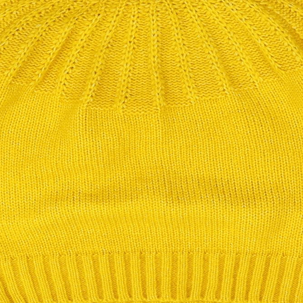 George Womens Yellow  Knit Pullover Jumper Size XS