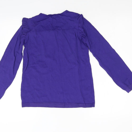 Red Herring Womens Purple  Knit Pullover Jumper Size 8
