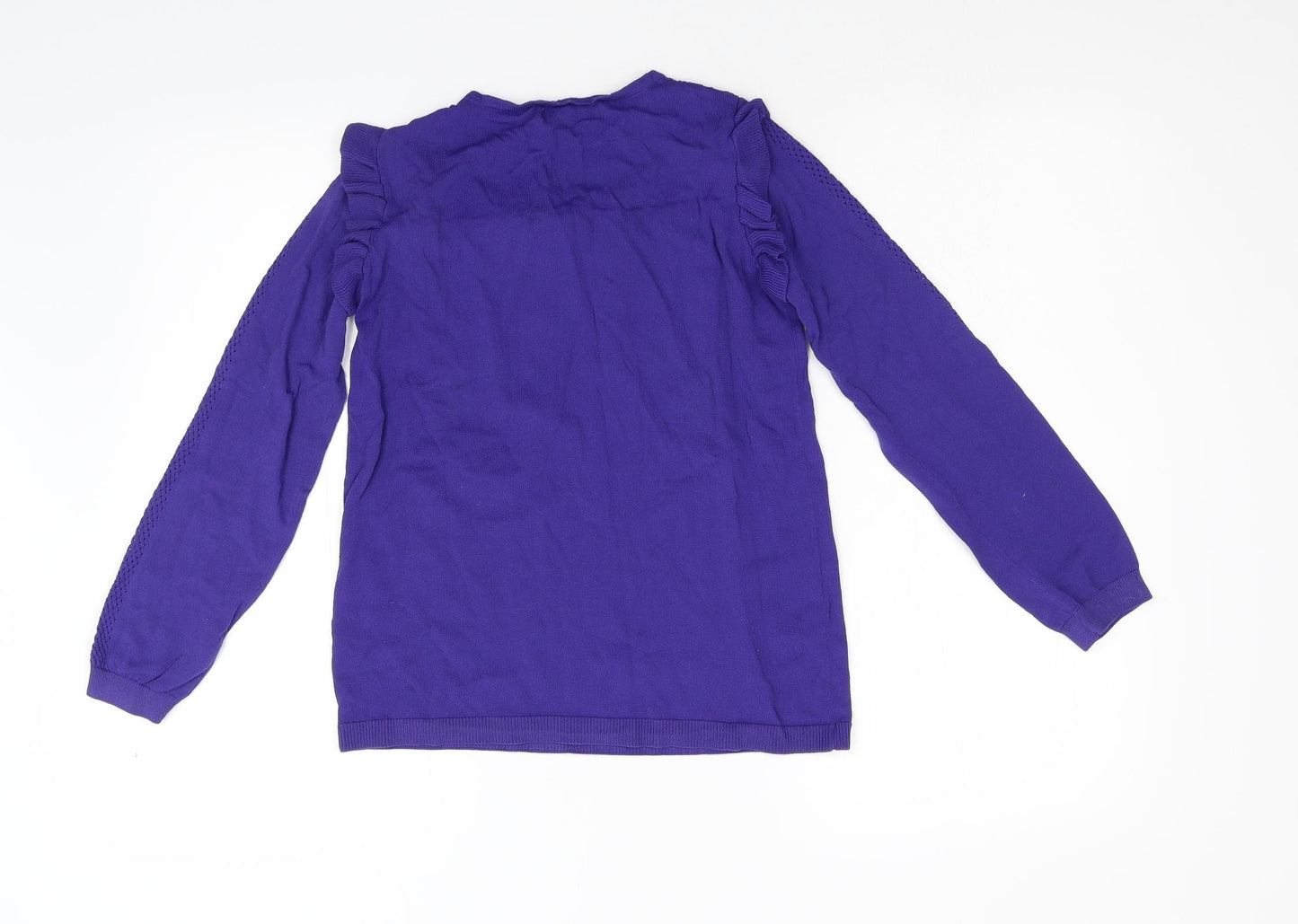 Red Herring Womens Purple  Knit Pullover Jumper Size 8
