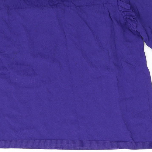 Red Herring Womens Purple  Knit Pullover Jumper Size 8