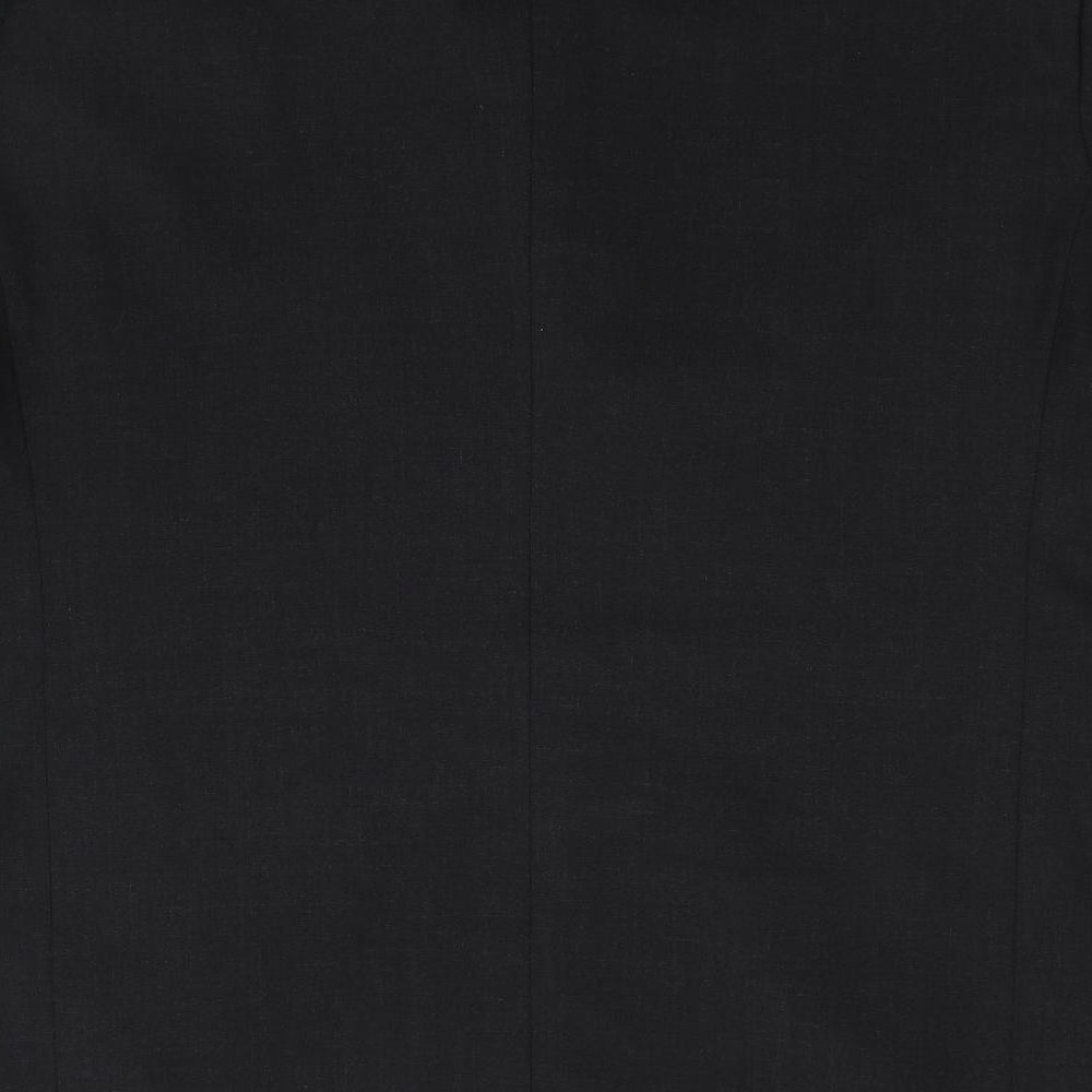 M&S Mens Black   Jacket Suit Jacket Size 44