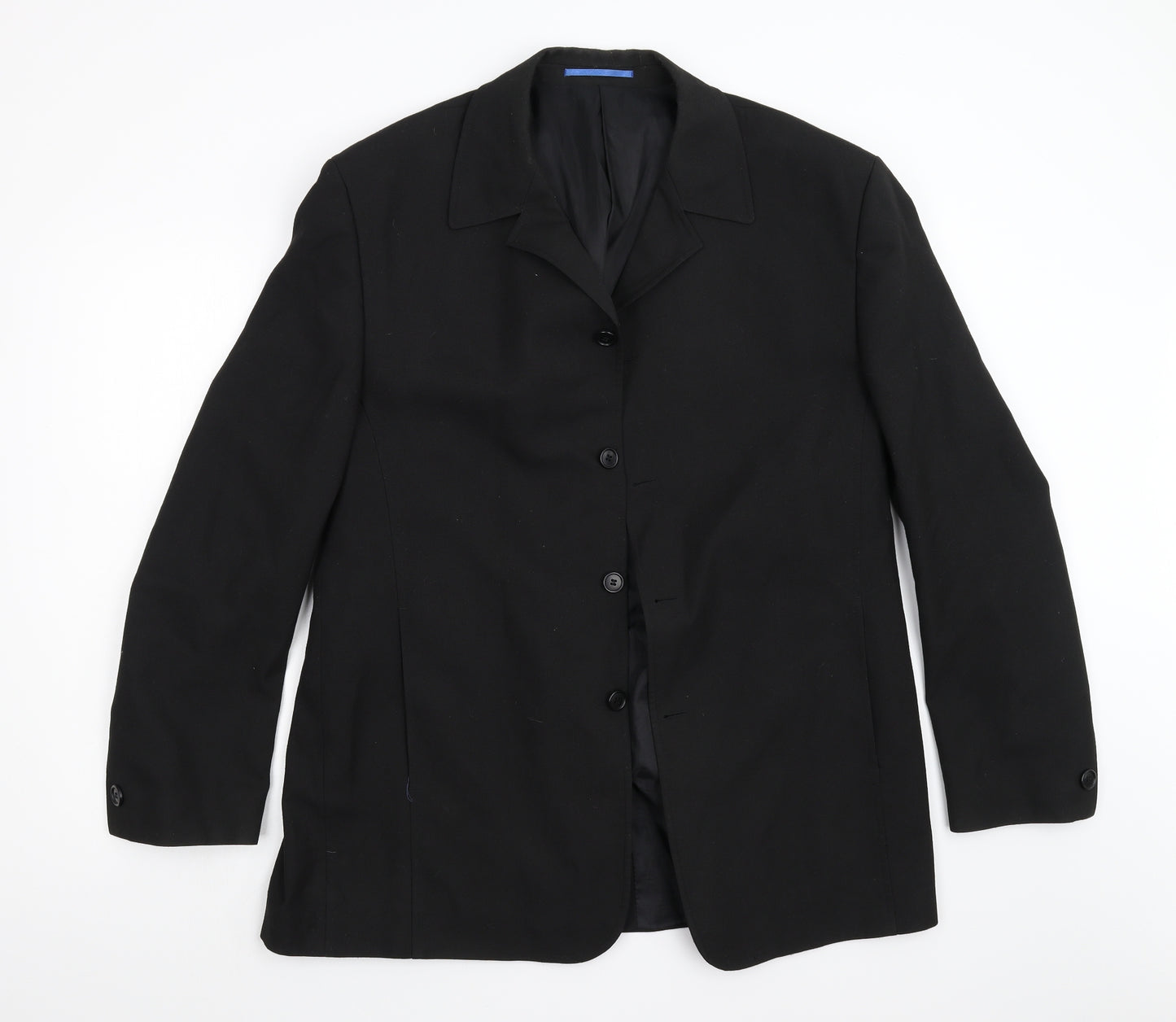 Willson Mens Black   Overcoat Coat Size 44