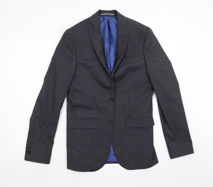 M&S Mens Grey Suit Jacket Size 36