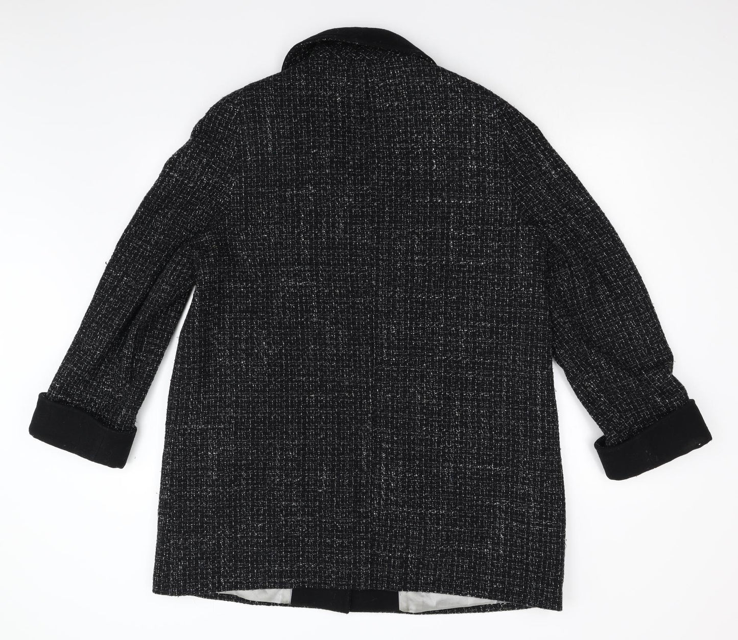 Berkertex Womens Black   Overcoat Coat Size 16