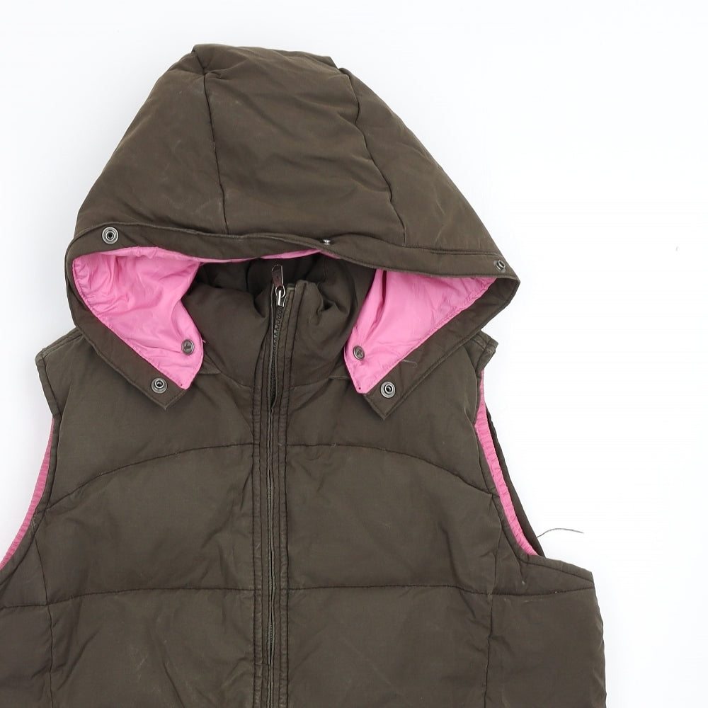 Aigle Womens Brown   Gilet Waistcoat Size 14