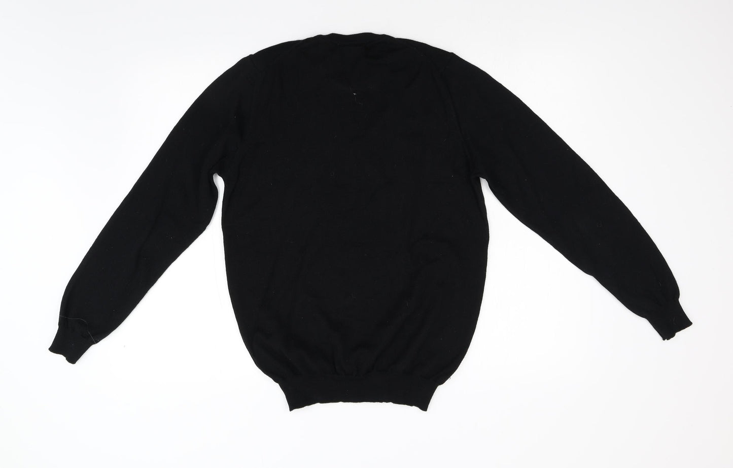 Farhi Mens Black  Knit Pullover Jumper Size M