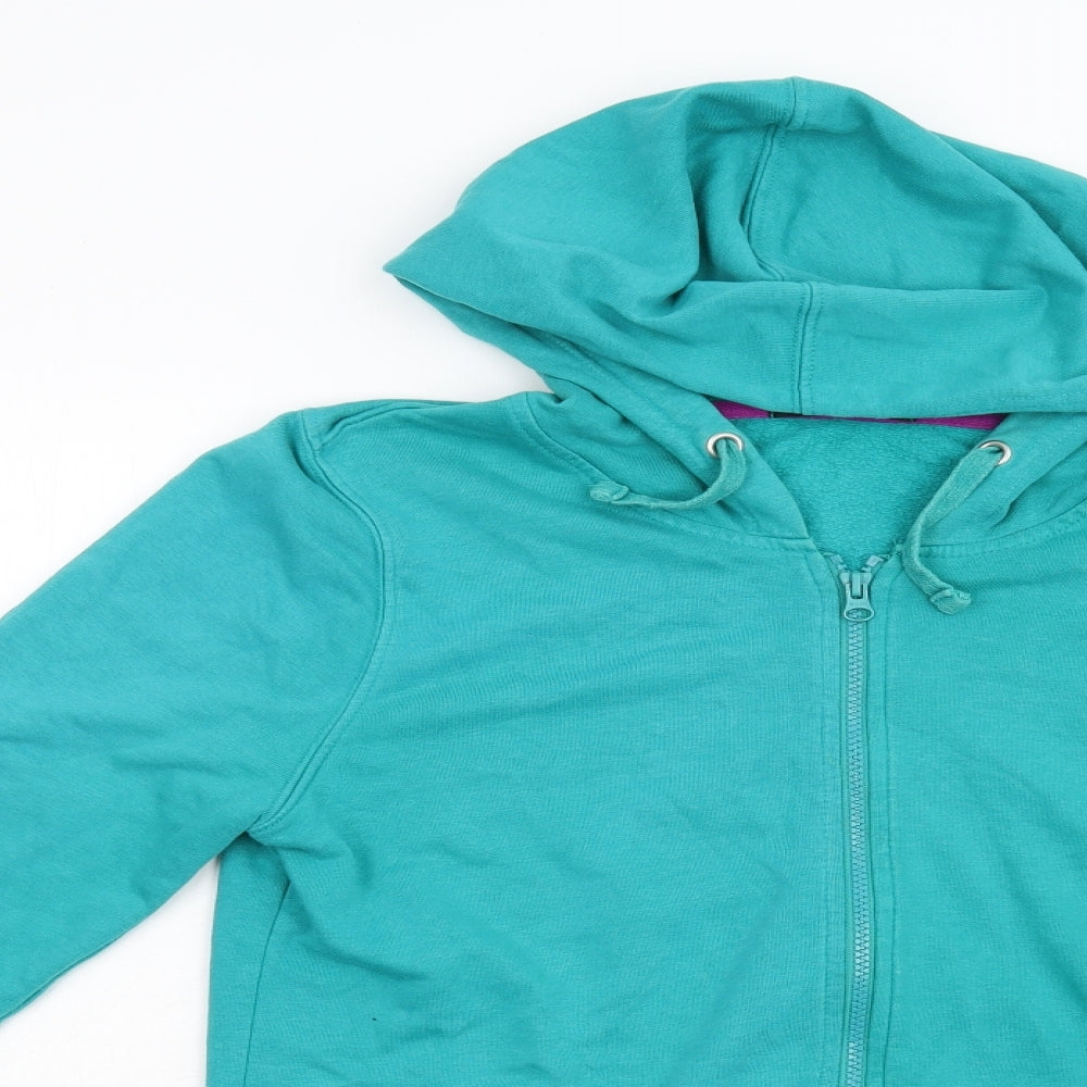 George Womens Green   Full Zip Hoodie Size 14