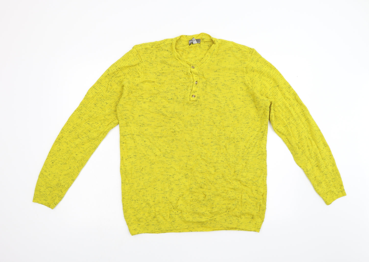 ASOS Mens Yellow   Pullover Jumper Size L