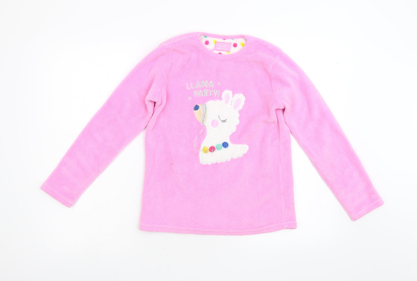 Primark Girls Pink Solid  Top Pyjama Top Size 11-12 Years
