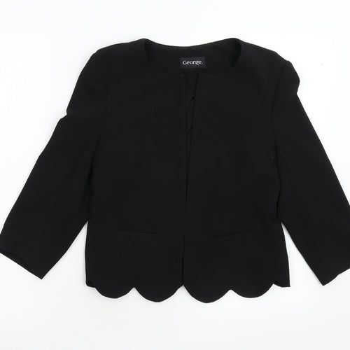 George Womens Black   Jacket Blazer Size 8