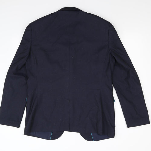 M&S Mens Blue   Jacket Suit Jacket Size 42