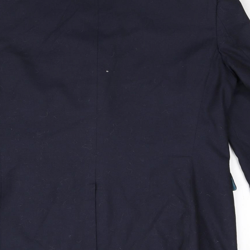M&S Mens Blue   Jacket Suit Jacket Size 42