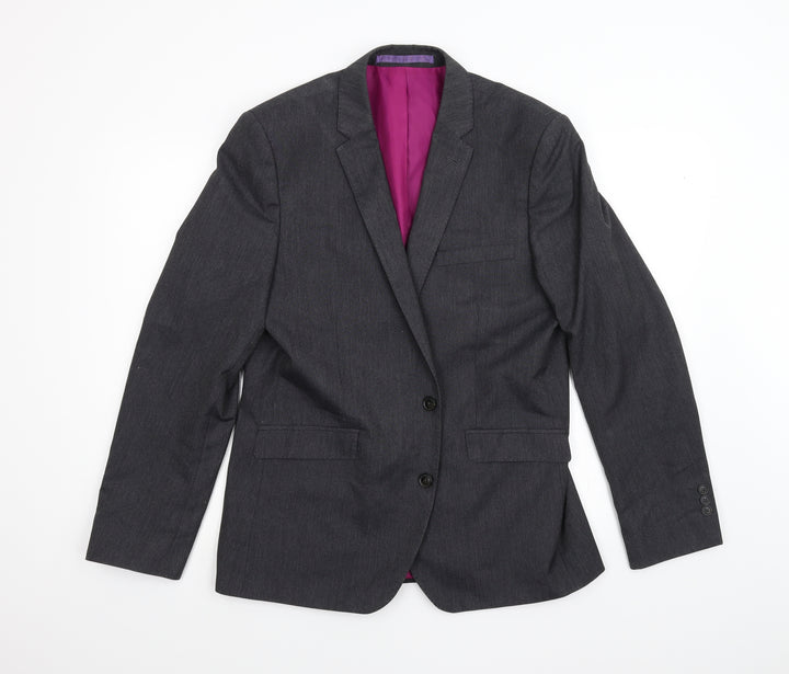 M&S Mens Grey Jacket Suit Jacket Size 42