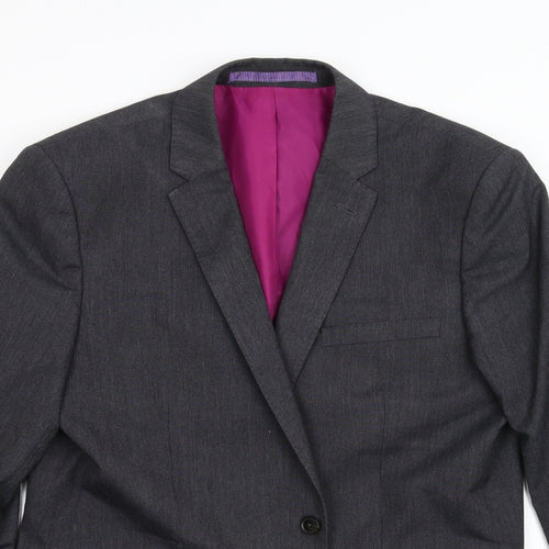 M&S Mens Grey   Jacket Suit Jacket Size 42