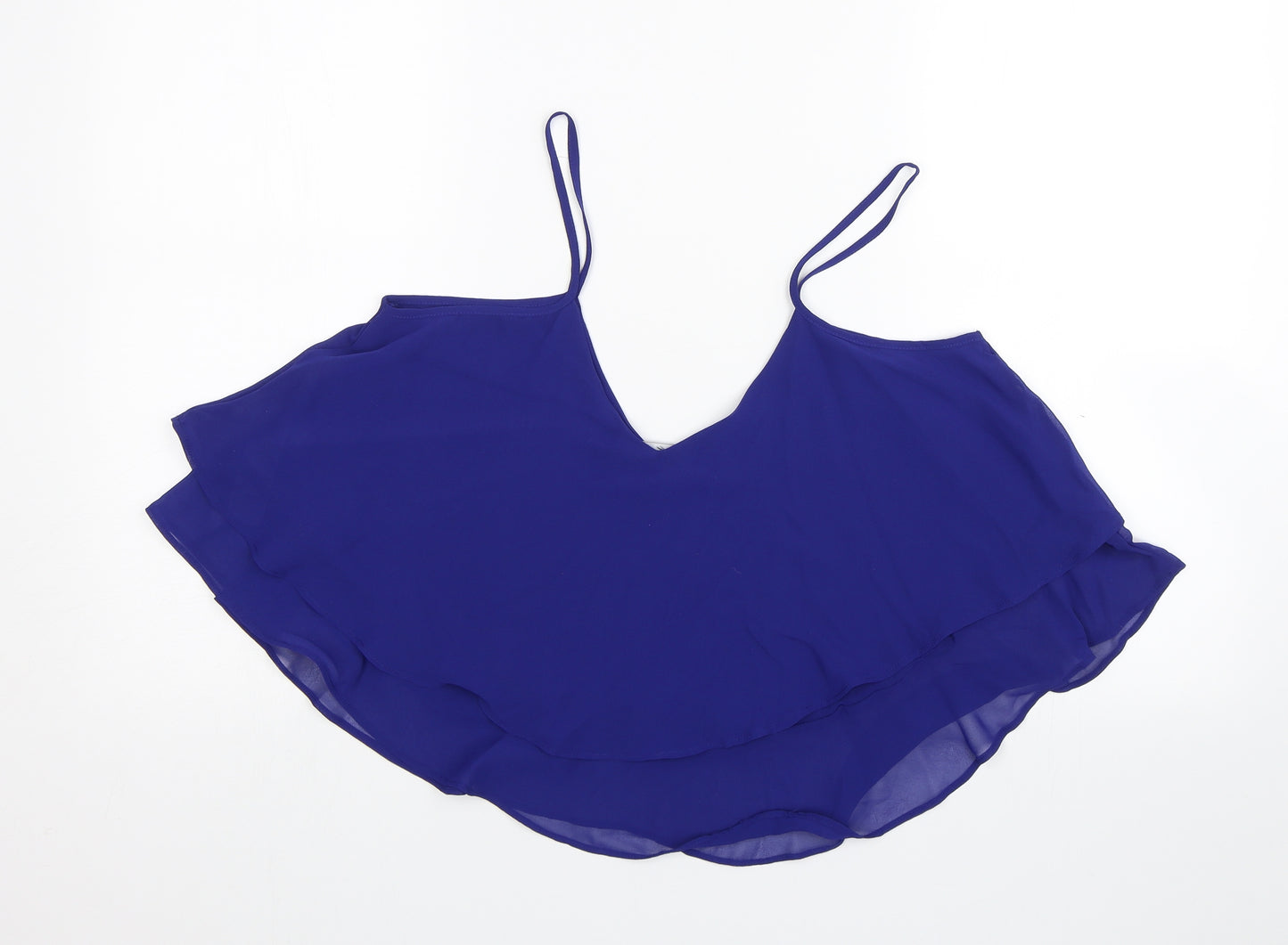 New Look Womens Blue   Camisole Blouse Size 10