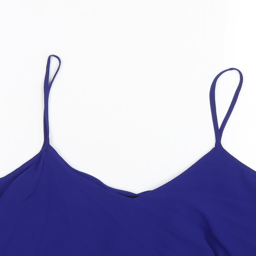 New Look Womens Blue   Camisole Blouse Size 10