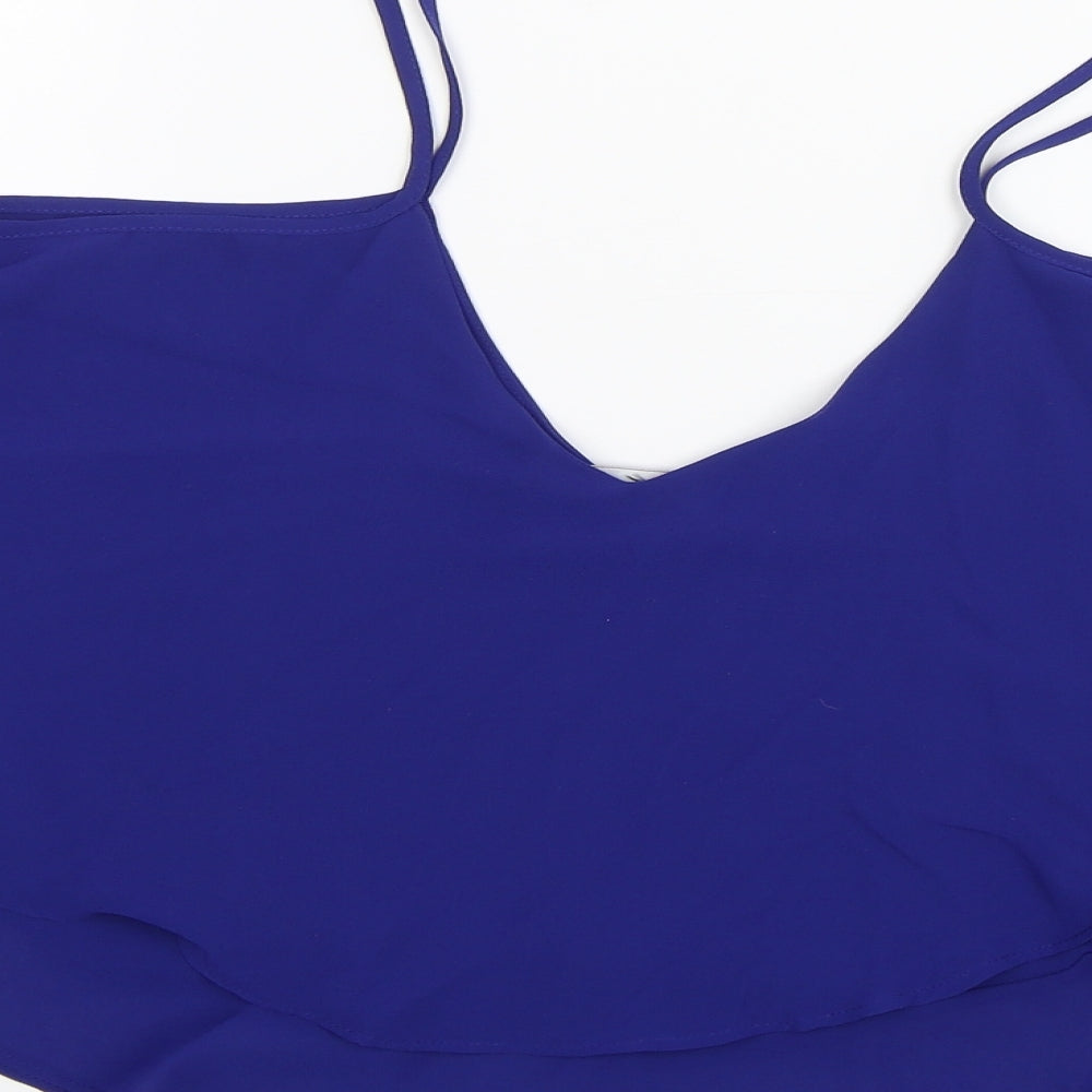 New Look Womens Blue   Camisole Blouse Size 10