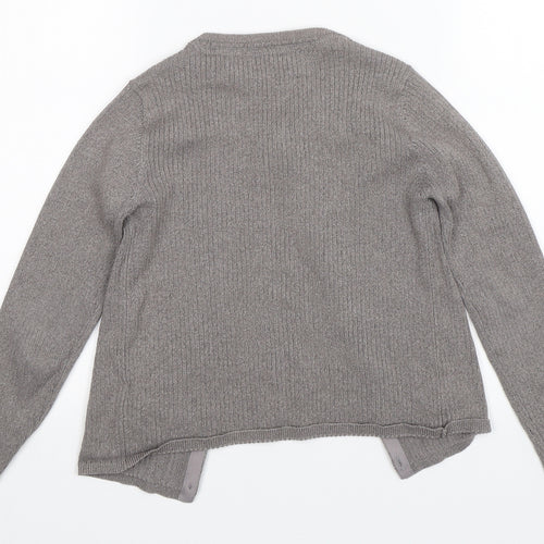 NEXT Girls Grey   Cardigan Jumper Size 9 Years