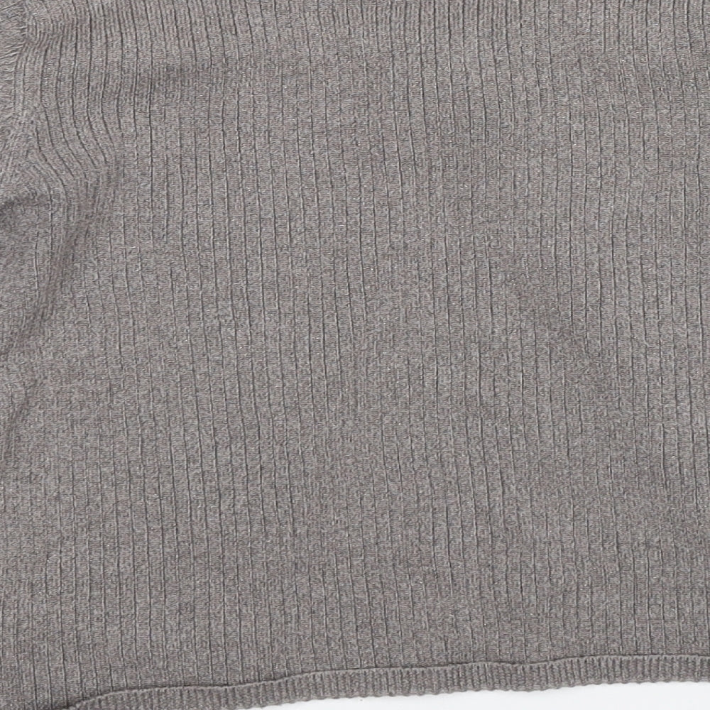NEXT Girls Grey   Cardigan Jumper Size 9 Years