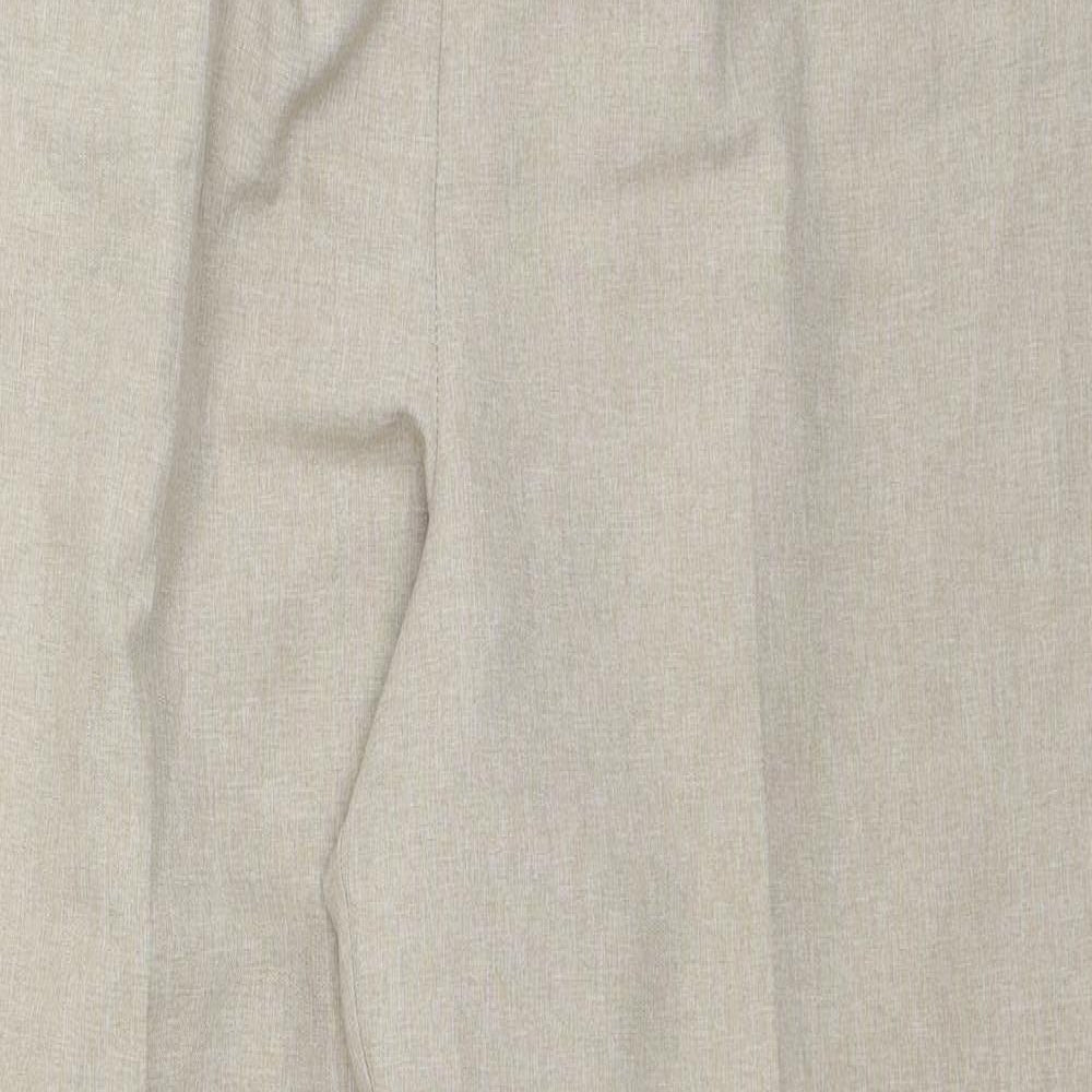 Bonmarché Womens Beige   Capri Trousers Size 18 L28 in