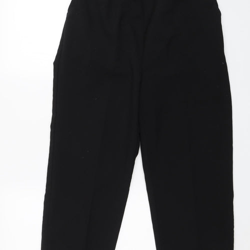 Preworn Womens Black   Capri Trousers Size 18 L23 in