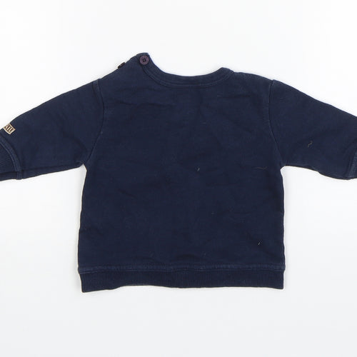 Mini Mode Baby Blue   Pullover Jumper Size 3-6 Months  - Bear Trail