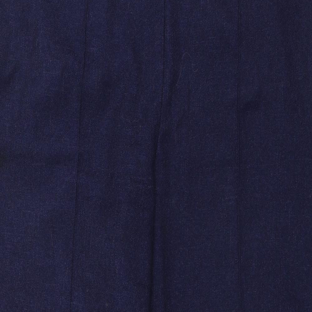 Papaya Womens Blue   Capri Trousers Size 18 L28 in