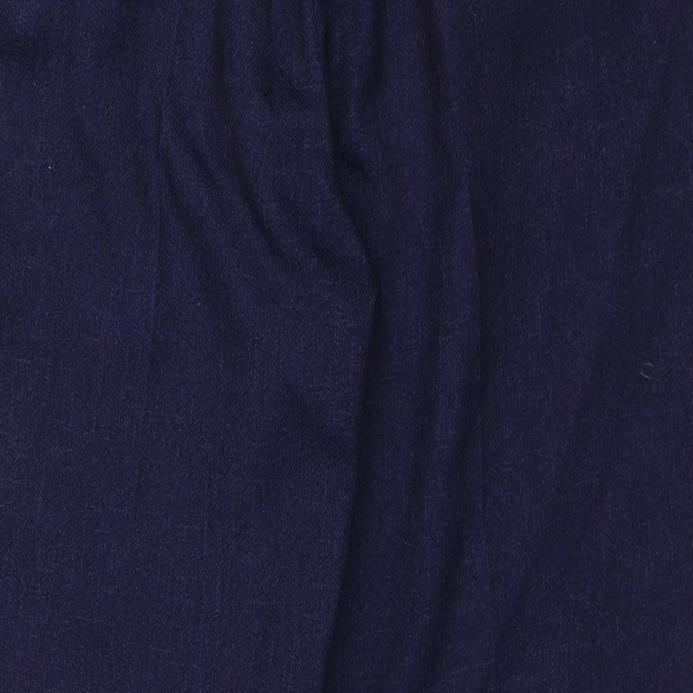 Papaya Womens Blue   Capri Trousers Size 18 L28 in