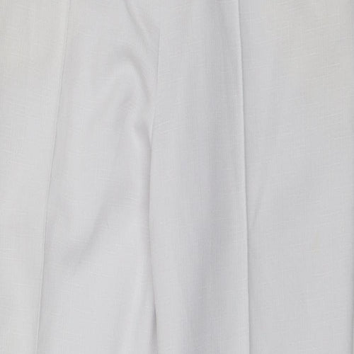 Marks and Spencer Womens White   Capri Trousers Size 10 L25 in - Short length