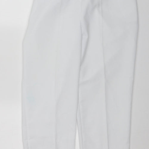 Emma Collection Womens White   Capri Trousers Size 18 L23 in