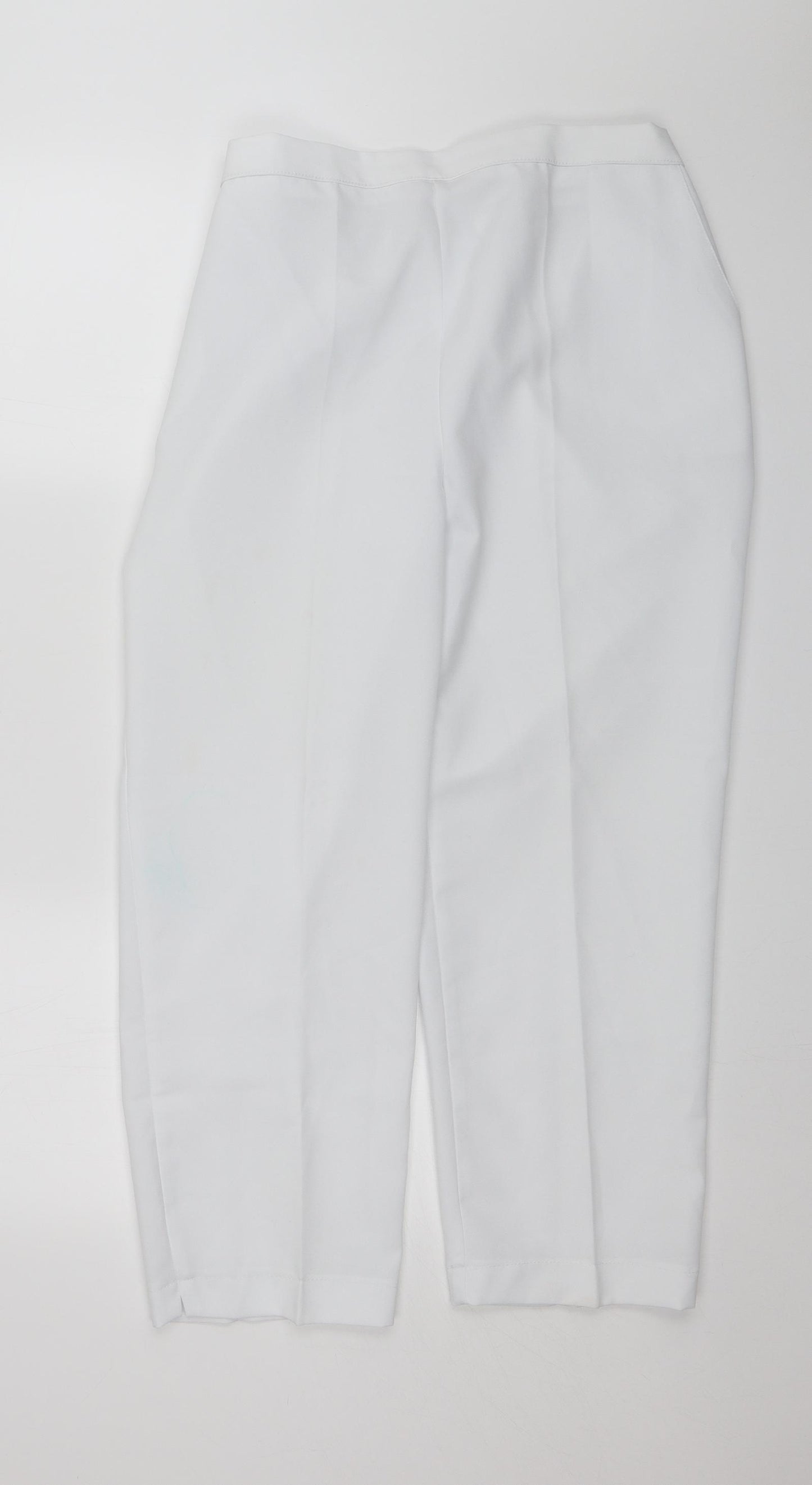 Emma Collection Womens White   Capri Trousers Size 18 L23 in