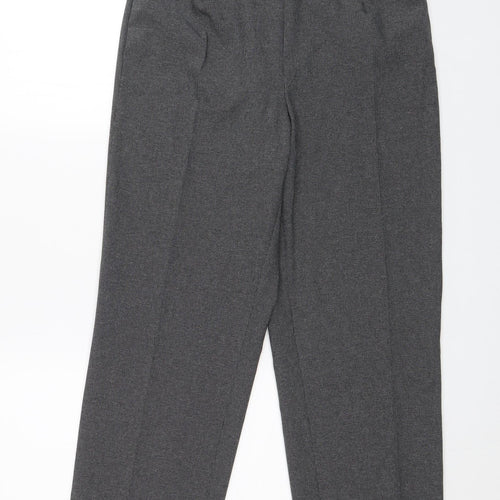 BM Collection Womens Grey   Capri Trousers Size 12 L26 in
