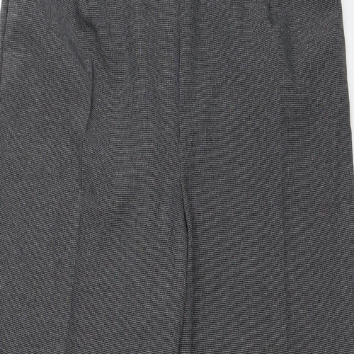 BM Collection Womens Grey   Capri Trousers Size 12 L26 in