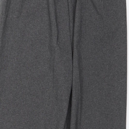 BM Collection Womens Grey   Capri Trousers Size 12 L26 in