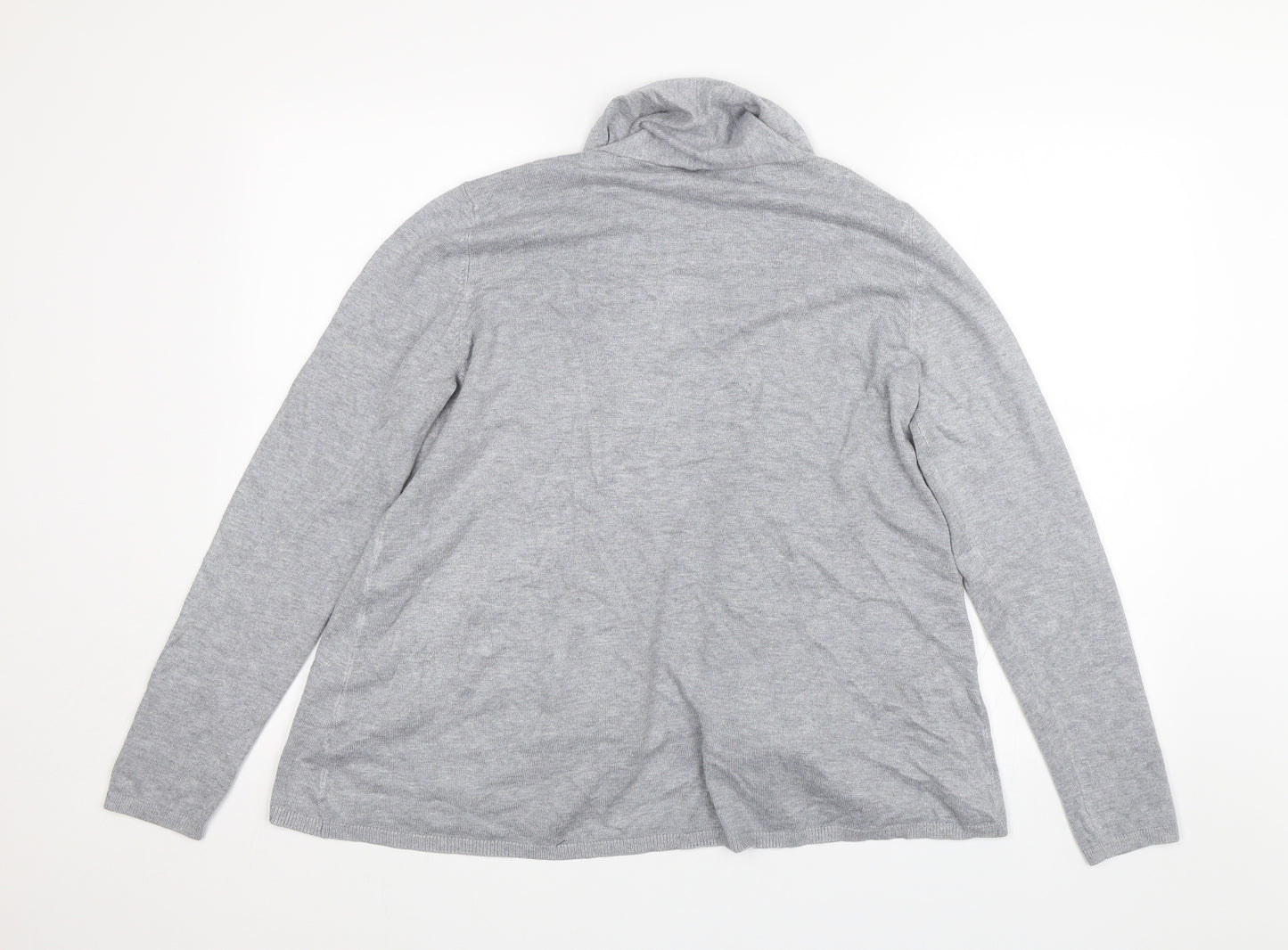 Matalan Womens Grey   Cardigan Jumper Size 16