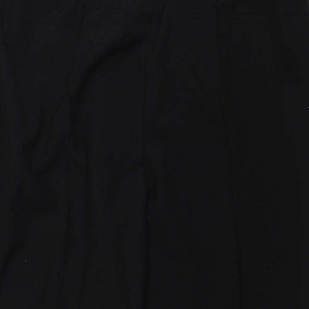 BM Collection Womens Black   Capri Trousers Size 24 L24 in