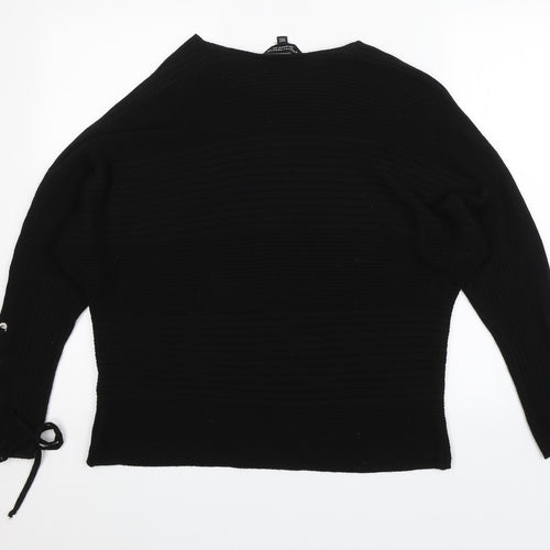 Dorothy Perkins Womens Black   Pullover Jumper Size 12
