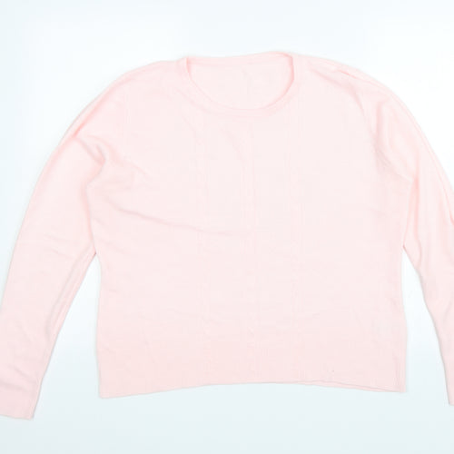Preworn Womens Pink   Pullover Jumper Size XL