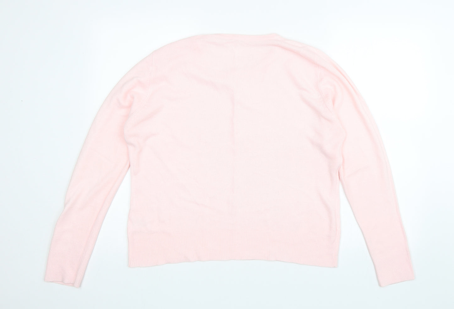 Preworn Womens Pink   Pullover Jumper Size XL
