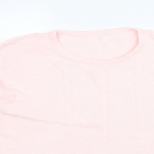 Preworn Womens Pink   Pullover Jumper Size XL