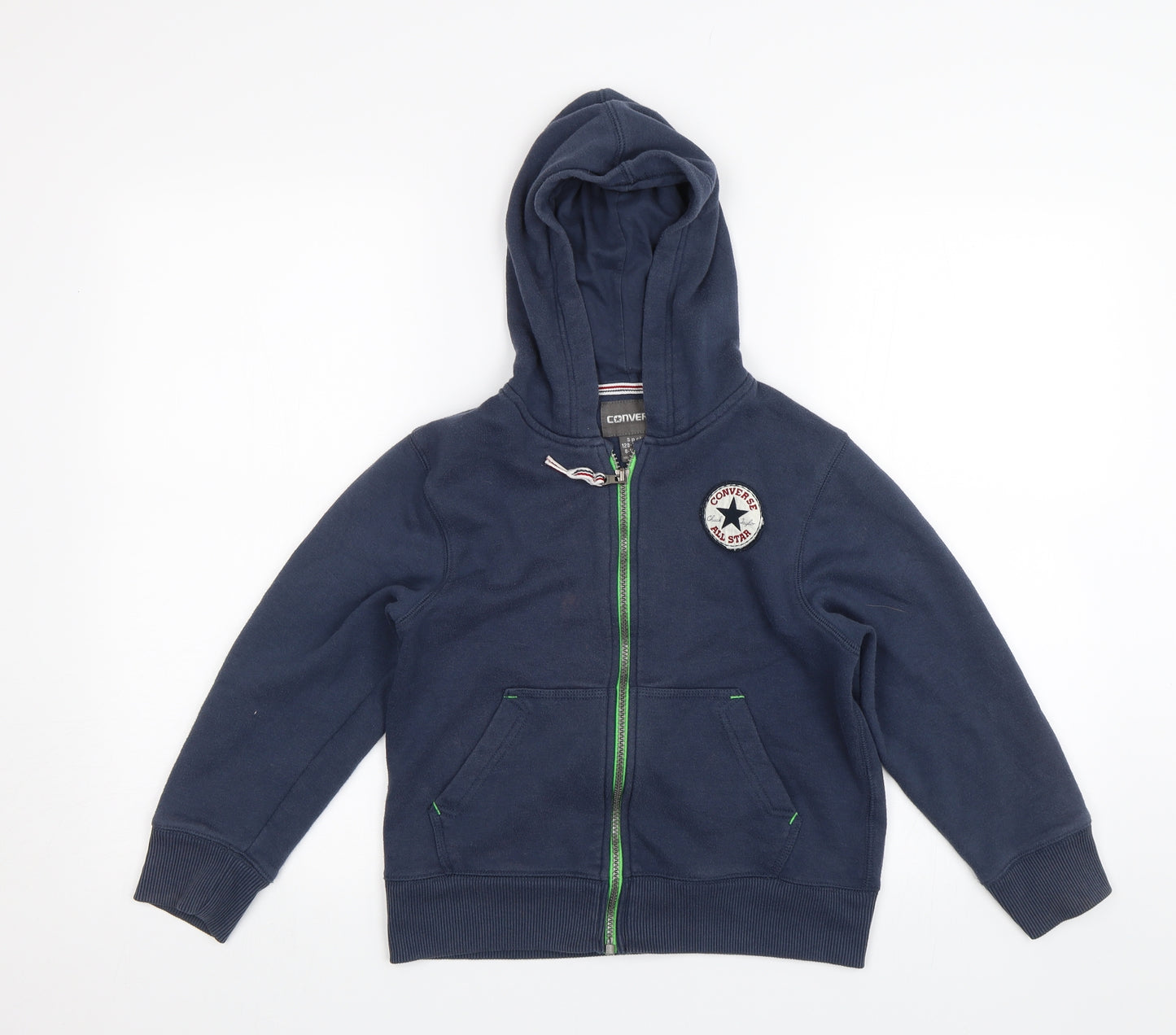 Converse Boys Blue   Full Zip Hoodie Size 8-9 Years