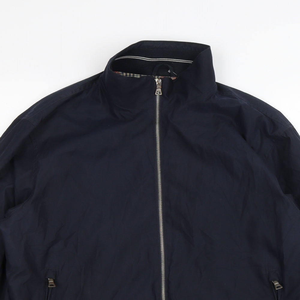 Blue Harbour Mens Blue   Bomber Jacket Jacket Size M