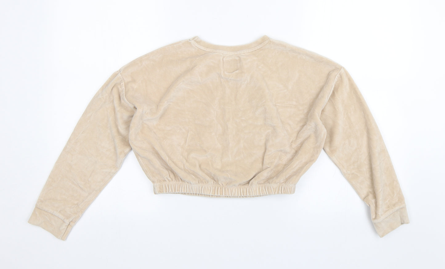 George Girls Beige   Pullover Jumper Size 10-11 Years  - Merry Everything Happy Always