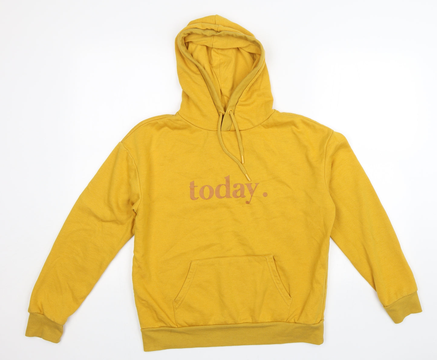 Primark Womens Yellow   Pullover Hoodie Size XS  - Today